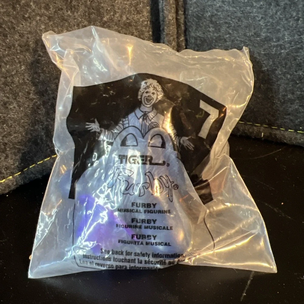 McDonalds Happy Meal Toy- 2001 Tiger Furby Toy #7 New In‎ Sealed Packaging